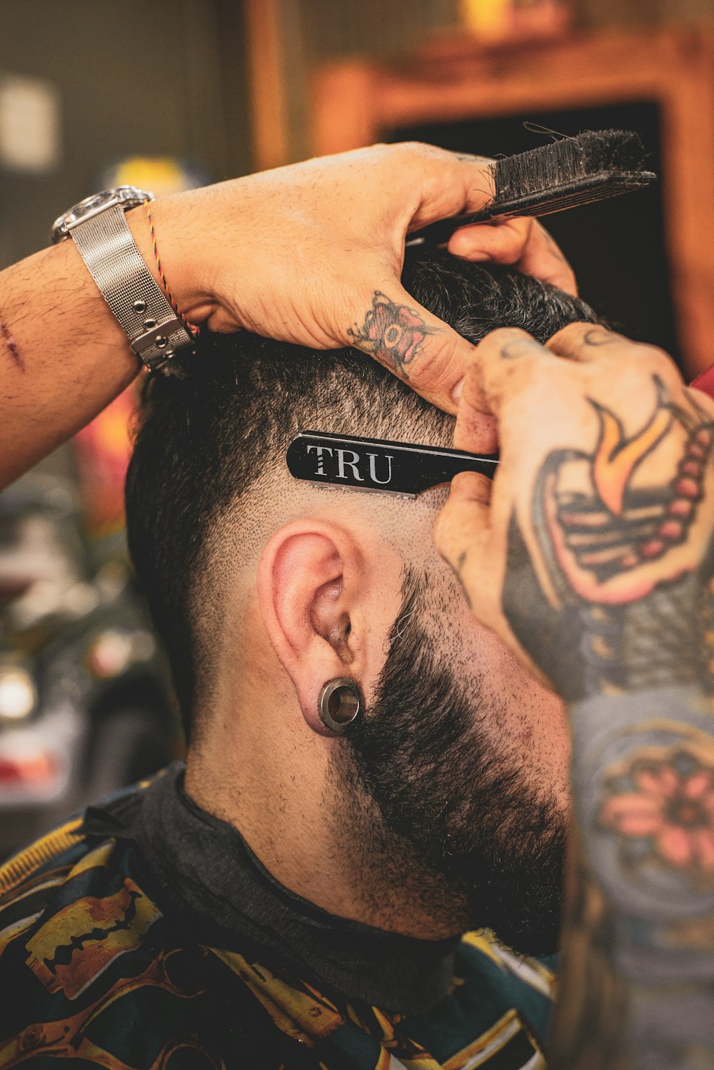 Vakwerk bij Our barber